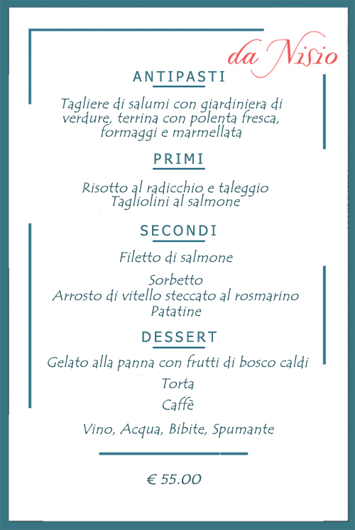 Mangiare a Bergamo - Ristorante da Nisio